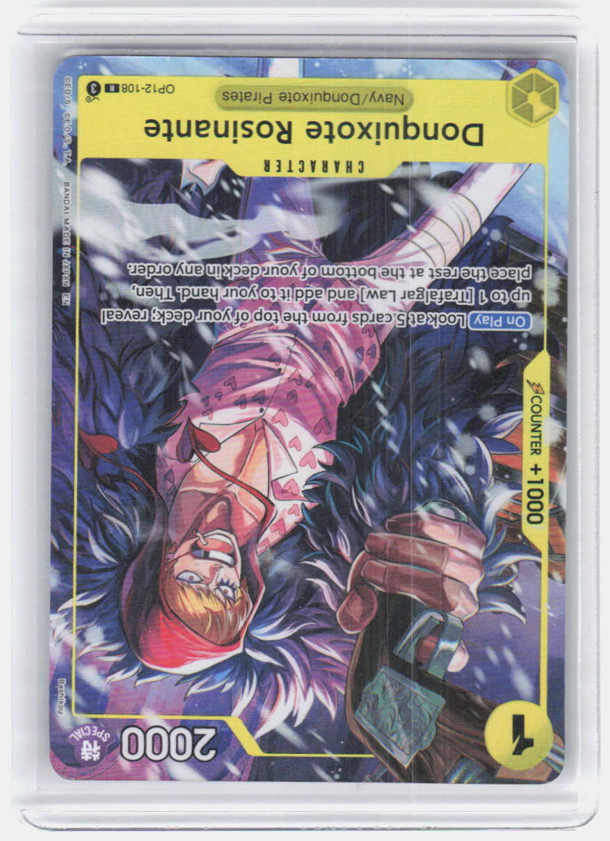Donquixote Rosinante (Illustration Box Vol.6) Foil R One Piece Promotion Cards OP12-108 NM