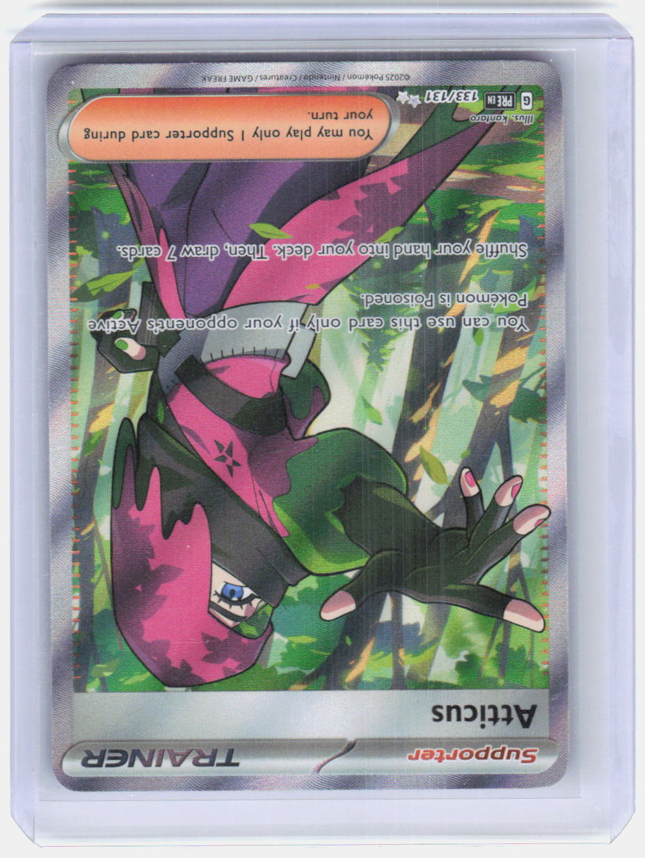 Atticus Holo Ultra Rare SV: Prismatic Evolutions 133/131 NM