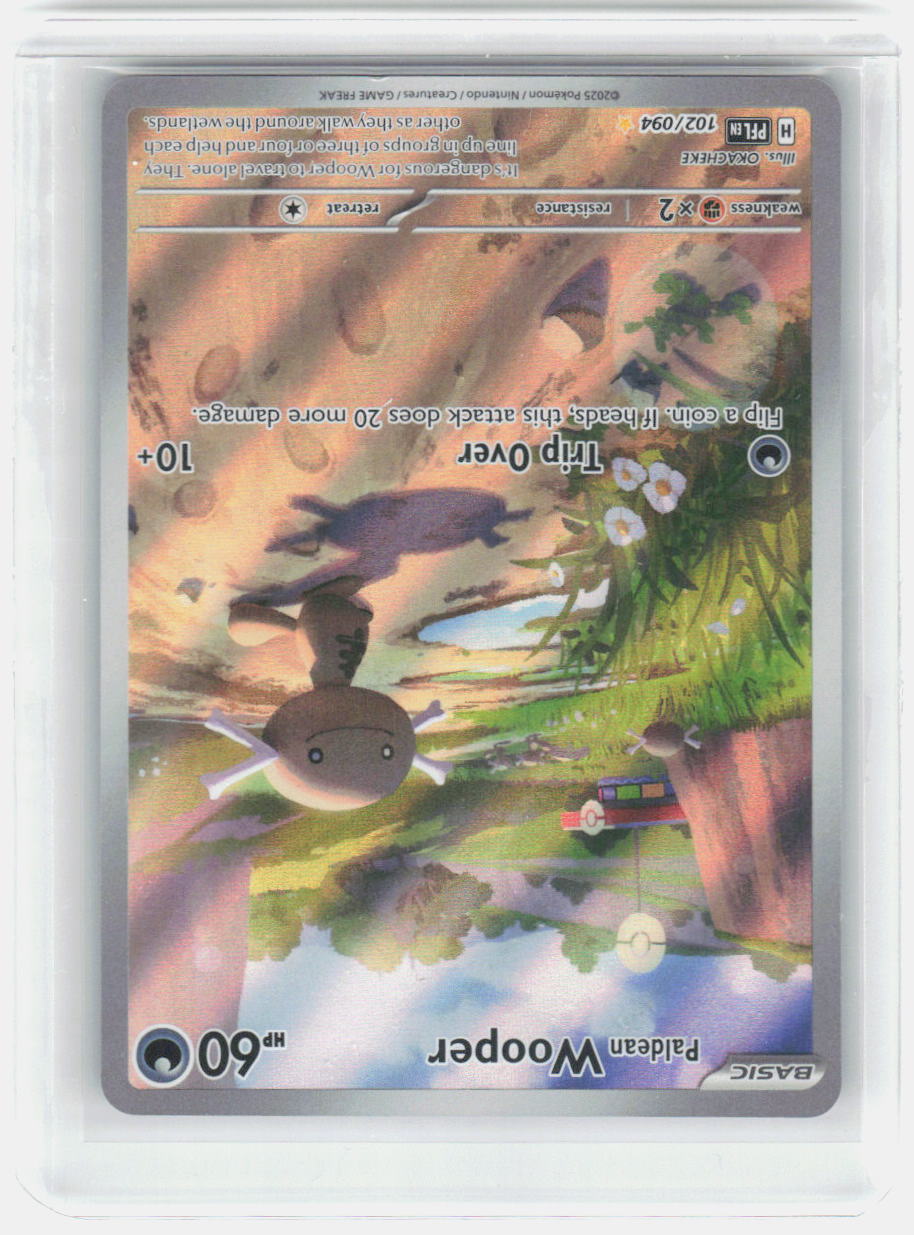 Paldean Wooper Holo Illustration Rare ME02: Phantasmal Flames 102/094 NM