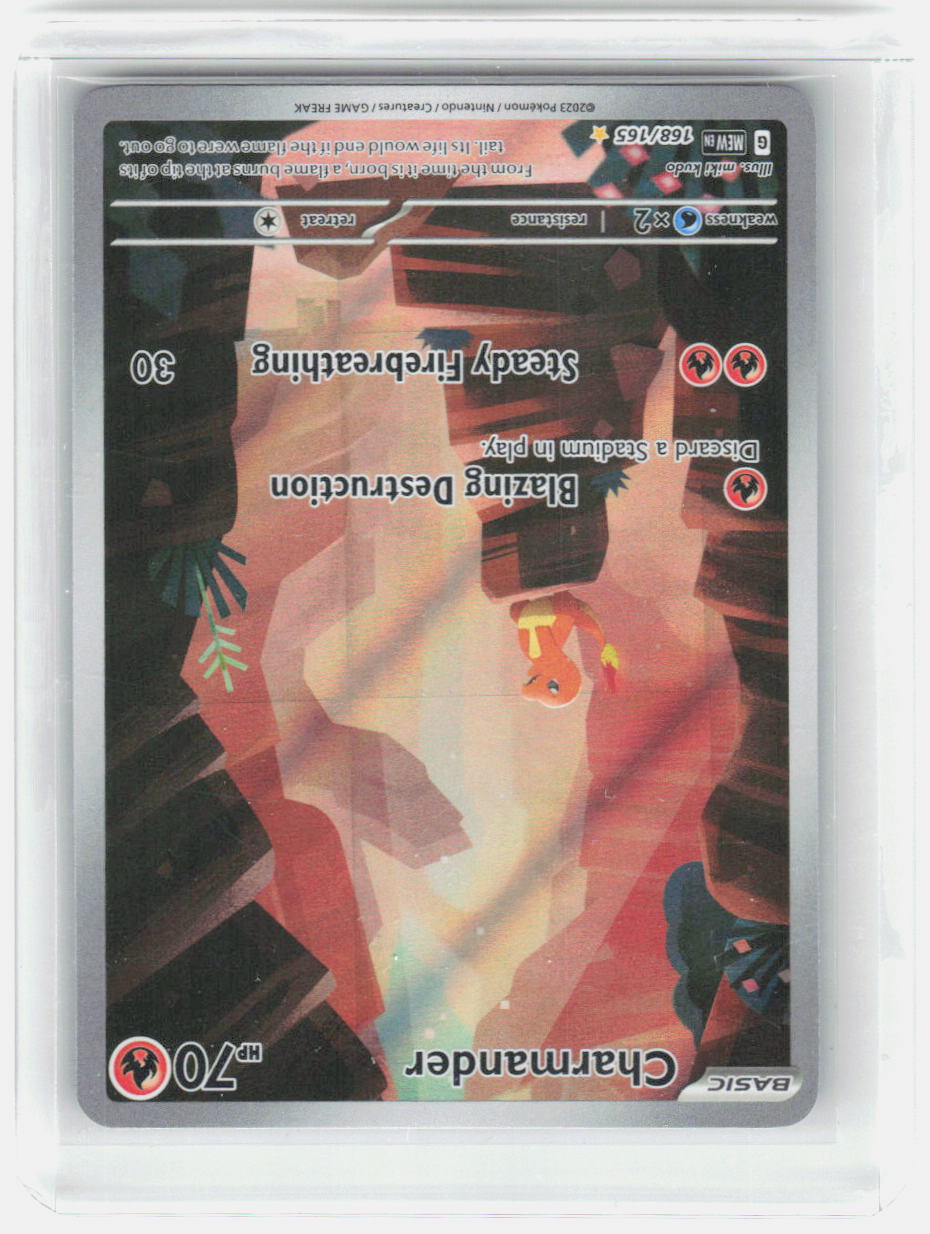 Charmander Holo Illustration Rare SV: Scarlet & Violet 151 168/165 NM