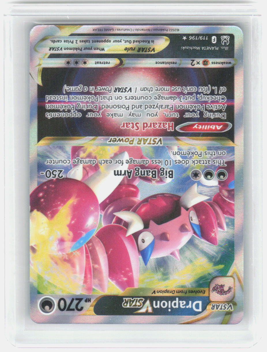 Drapion VSTAR Holo Ultra Rare SWSH11: Lost Origin 119/196 NM