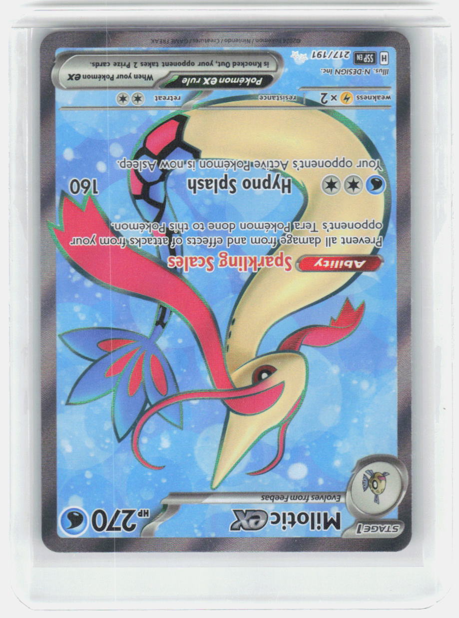 Milotic ex Holo Ultra Rare SV08: Surging Sparks 217/191 NM
