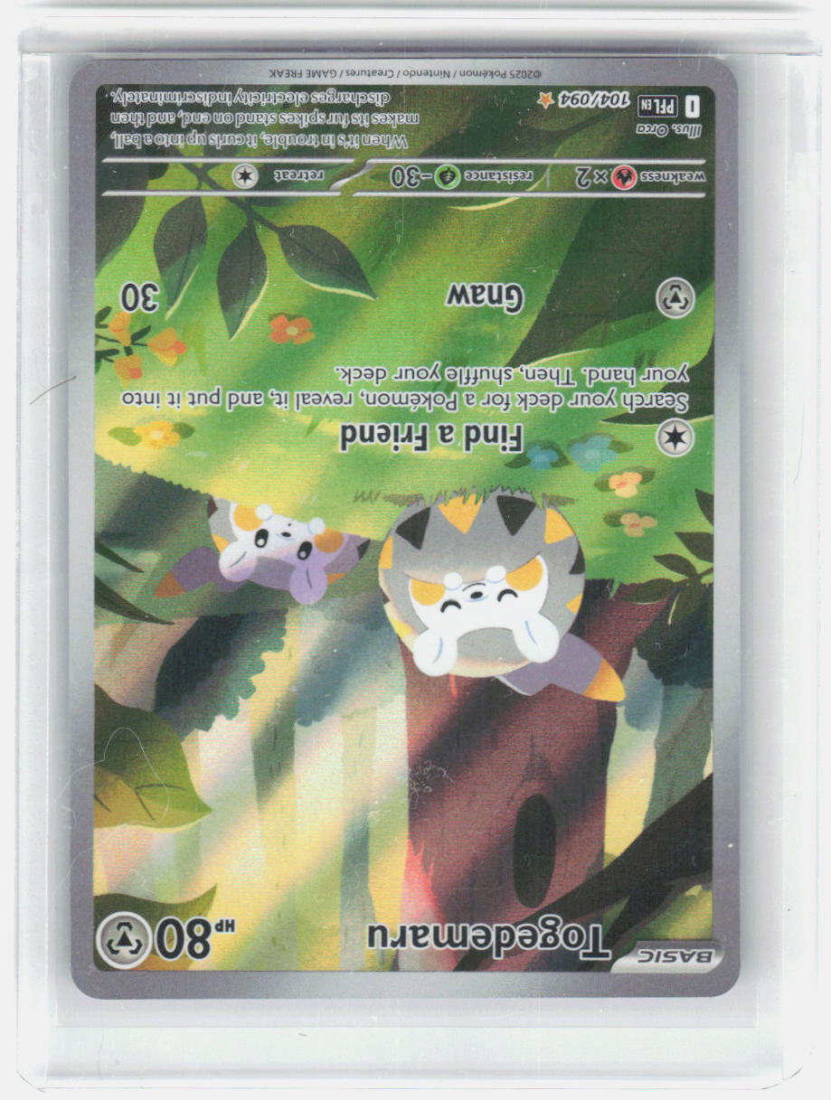 Togedemaru Holo Illustration Rare ME02: Phantasmal Flames 104/094 NM