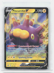 Pincurchin V Holo Ultra Rare SWSH02: Rebel Clash 072/192 NM