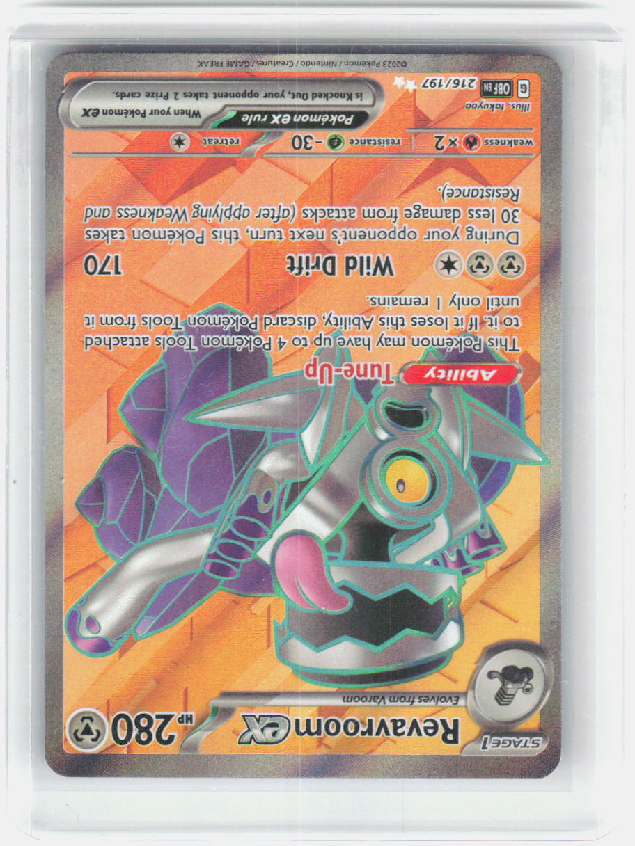 Revavroom ex Holo Ultra Rare SV03: Obsidian Flames 216/197 NM