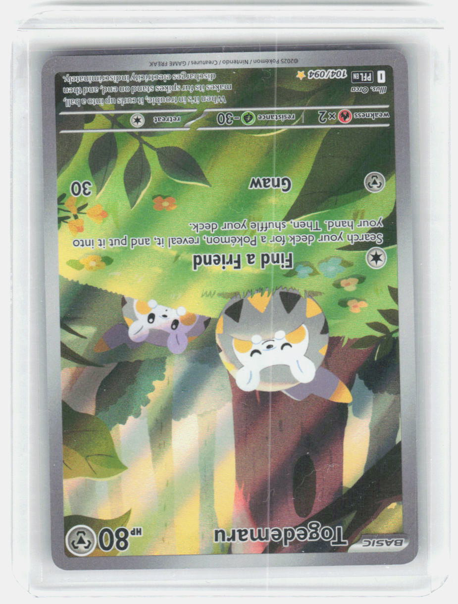 Togedemaru Holo Illustration Rare ME02: Phantasmal Flames 104/094 NM