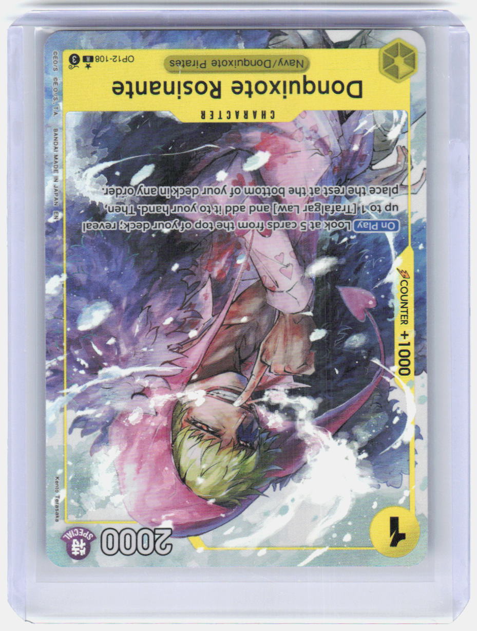 Donquixote Rosinante (108) (Alternate Art) Foil R Legacy of the Master OP12-108 NM