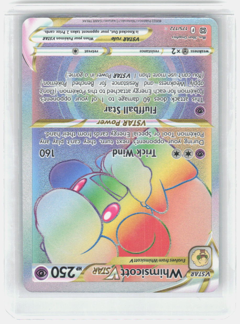 Whimsicott VSTAR (Secret) Holo Secret Rare SWSH09: Brilliant Stars 175/172 NM