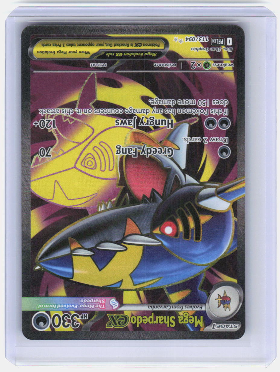 Mega Sharpedo ex Holo Ultra Rare ME02: Phantasmal Flames 113/094 NM