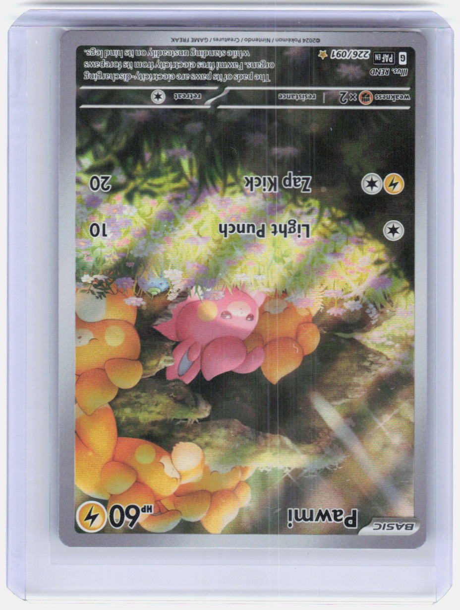 Pawmi Holo Illustration Rare SV: Paldean Fates 226/091 NM