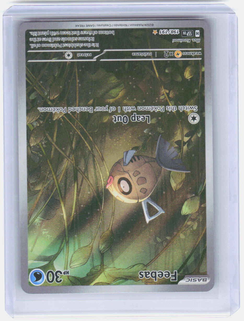 Feebas - Holo Illustration Rare SV08: Surging Sparks 198/191 NM