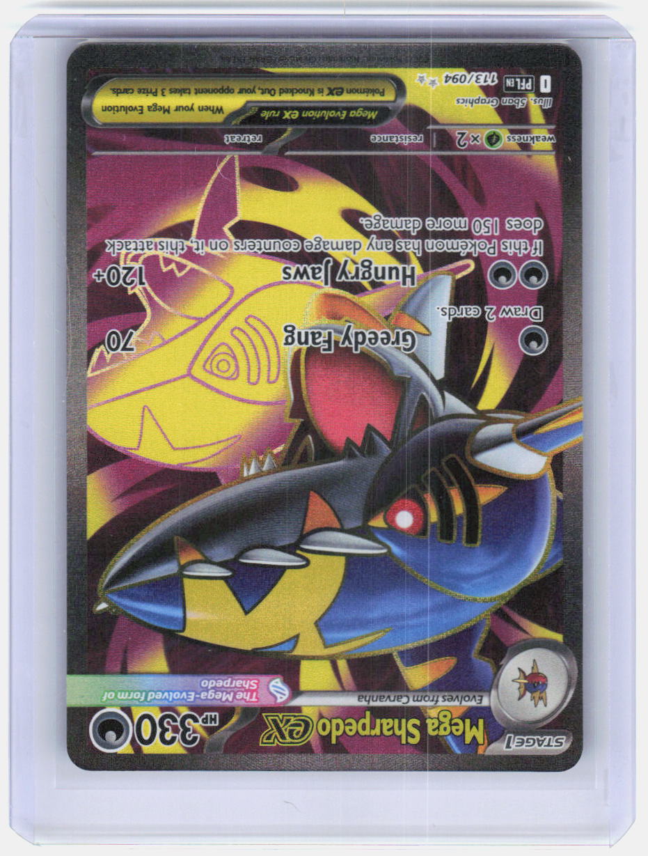 Mega Sharpedo ex - Holo Ultra Rare ME02: Phantasmal Flames 113/094 NM