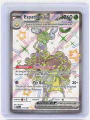 Espathra ex Holo Shiny Ultra Rare SV: Paldean Fates 214/091 NM