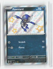 Pawniard Holo Shiny Rare SV: Paldean Fates 185/091 NM