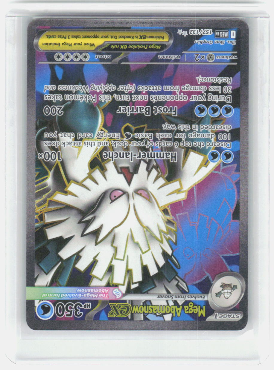 Mega Abomasnow ex Holo Ultra Rare ME01: Mega Evolution 157/132 NM