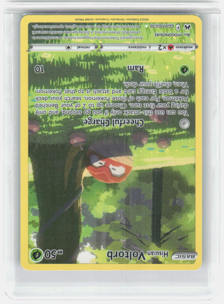 Hisuian Voltorb Holo Ultra Rare SWSH: Crown Zenith: Galarian Gallery GG01/GG70 NM