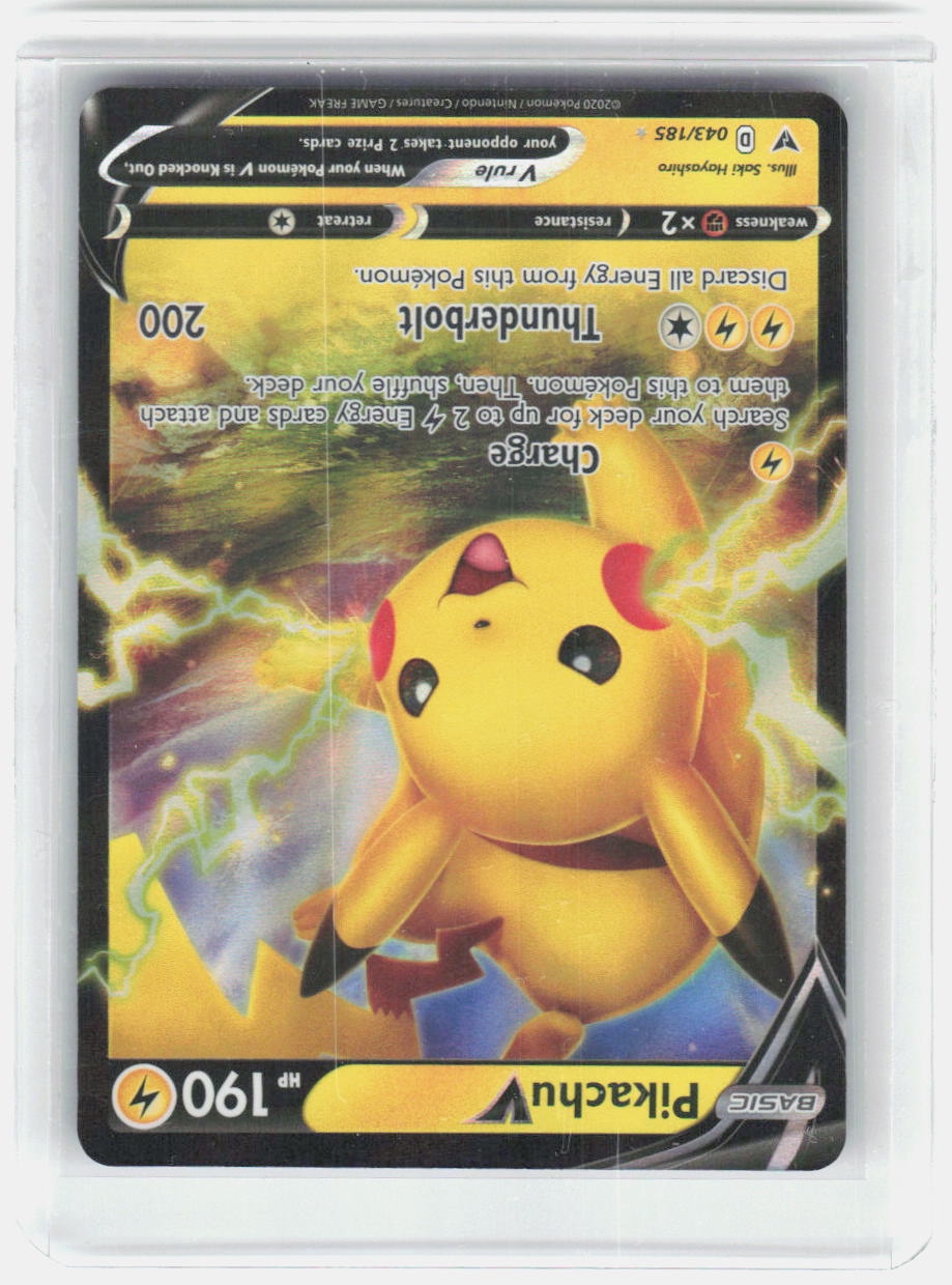 Pikachu V Holo Ultra Rare SWSH04: Vivid Voltage 043/185 NM