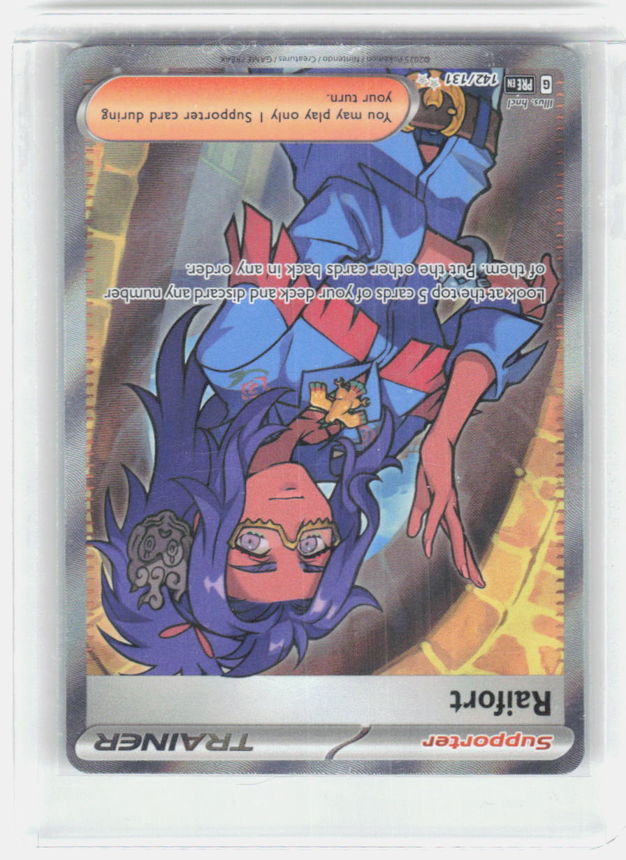 Raifort Holo Ultra Rare SV: Prismatic Evolutions 142/131 NM