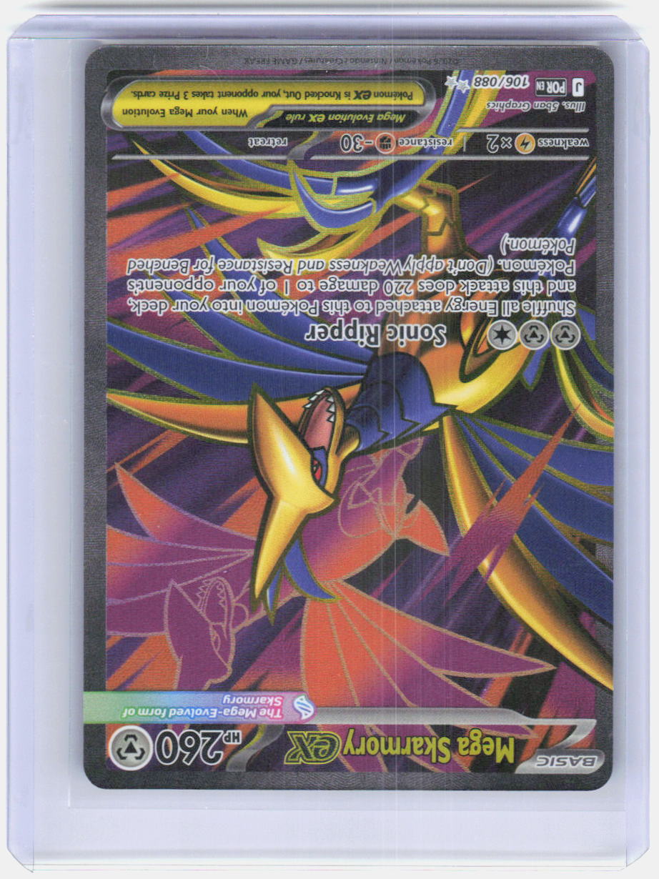 Mega Skarmory ex Holo Ultra Rare ME03: Perfect Order 106/088 NM