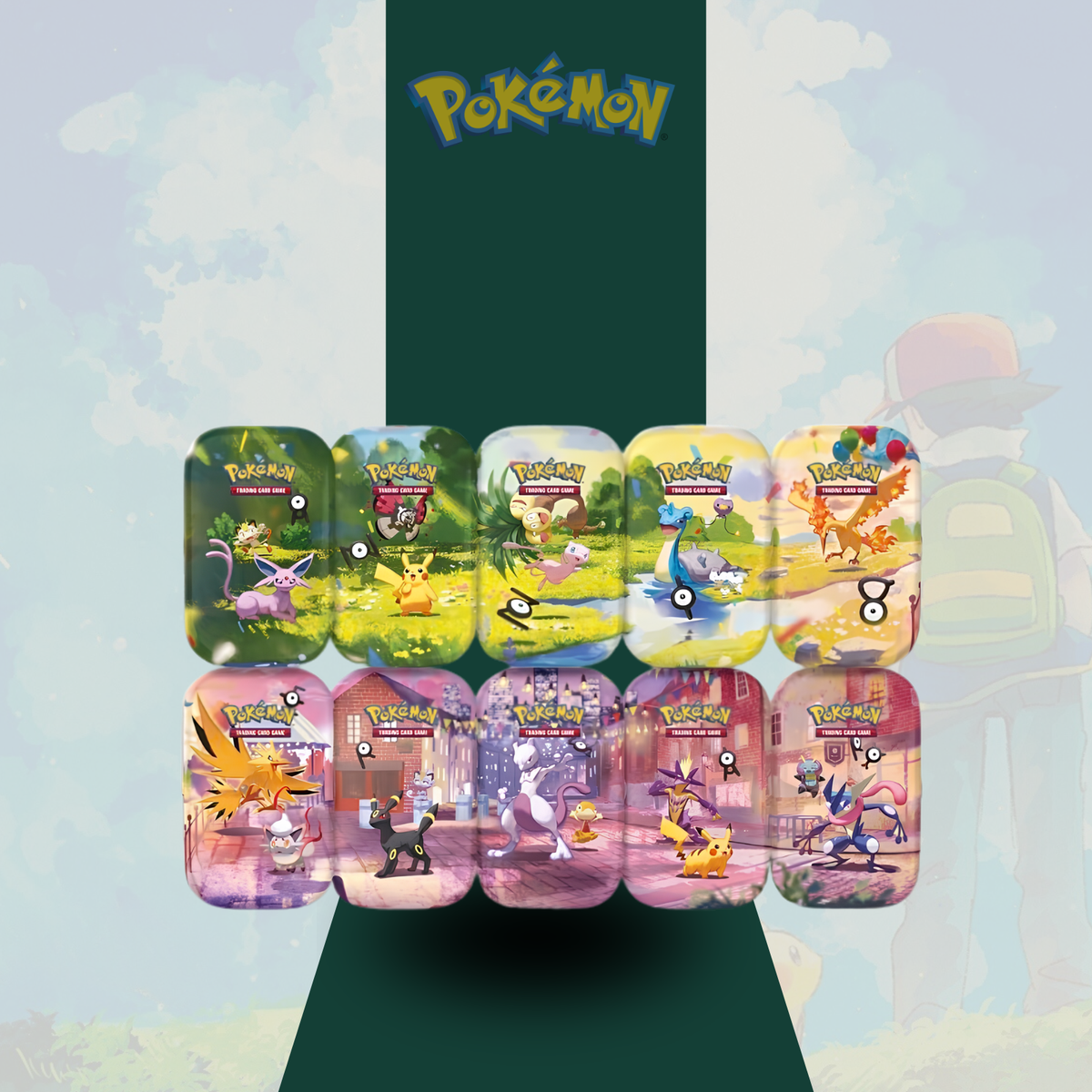 PRE ORDER Pokémon TCG: 30TH MINI TIN ( ONE RANDOM TIN ART )