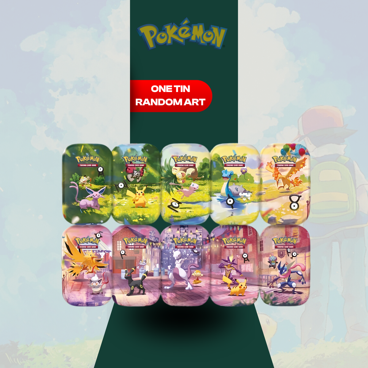 PRE ORDER Pokémon TCG: 30TH MINI TIN ( ONE RANDOM TIN ART )
