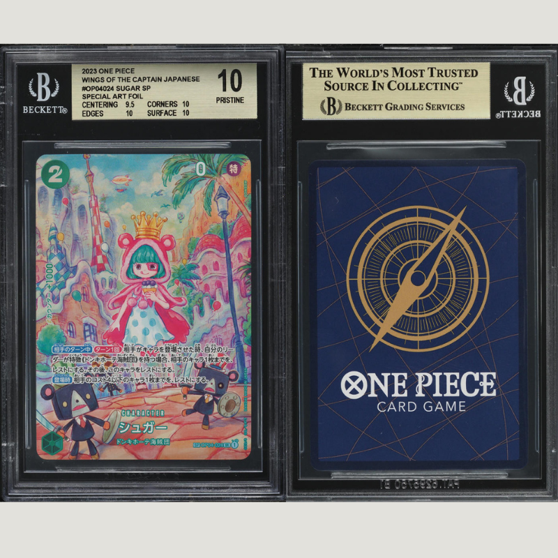 2023 One Piece Japanese Wings Of Captain Foil Sugar SP BGS 10 PRISTINE