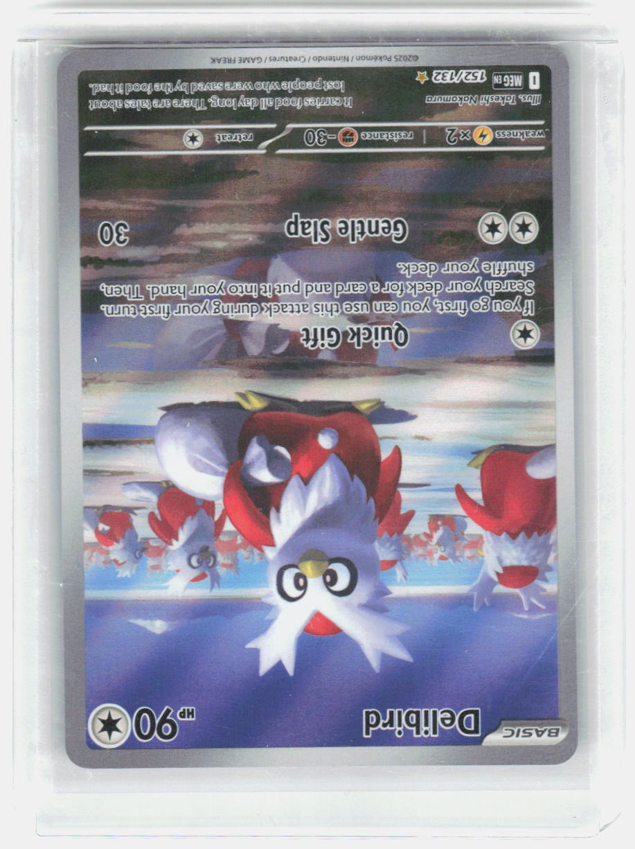 Delibird Holo Illustration Rare ME01: Mega Evolution 152/132 NM