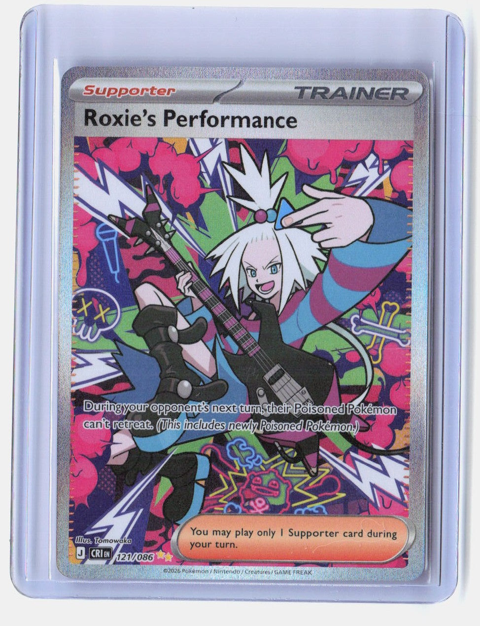 Roxie's Performance Holo Special Illustration Rare ME04: Chaos Rising 121/086 NM