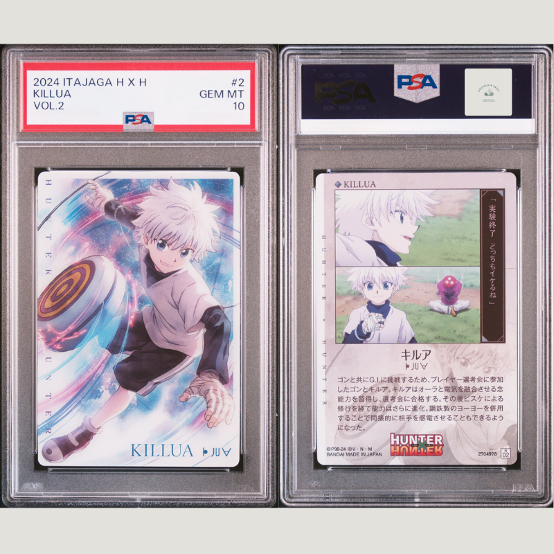 PSA graded card hunter x hunter 