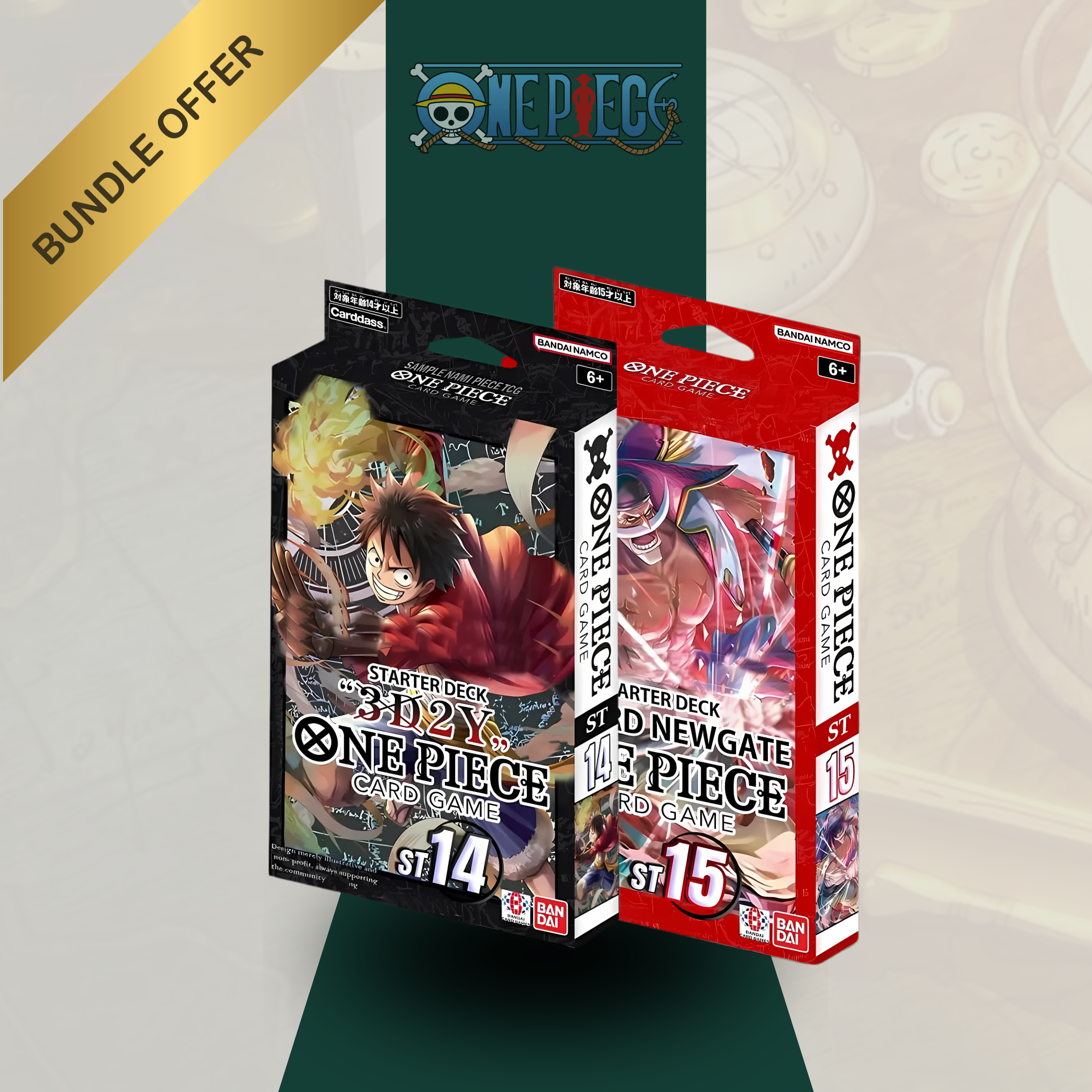 Bundle offer One Piece TCG: Edward Newgate + 3D2Y Starter Deck Starter Deck