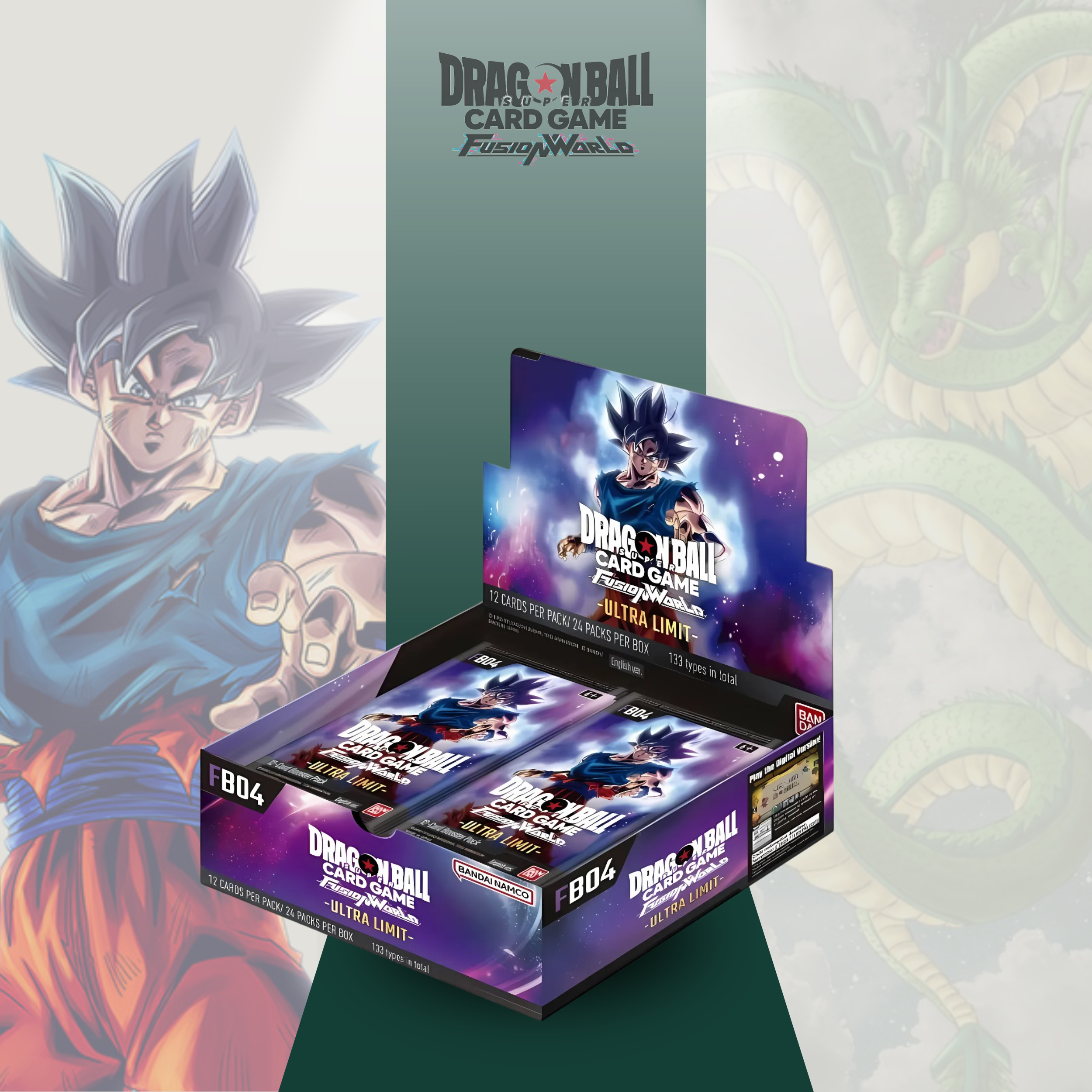 Dragon Ball Super Card Game – Fusion World FB04 Booster Display (24 Packs) – EN