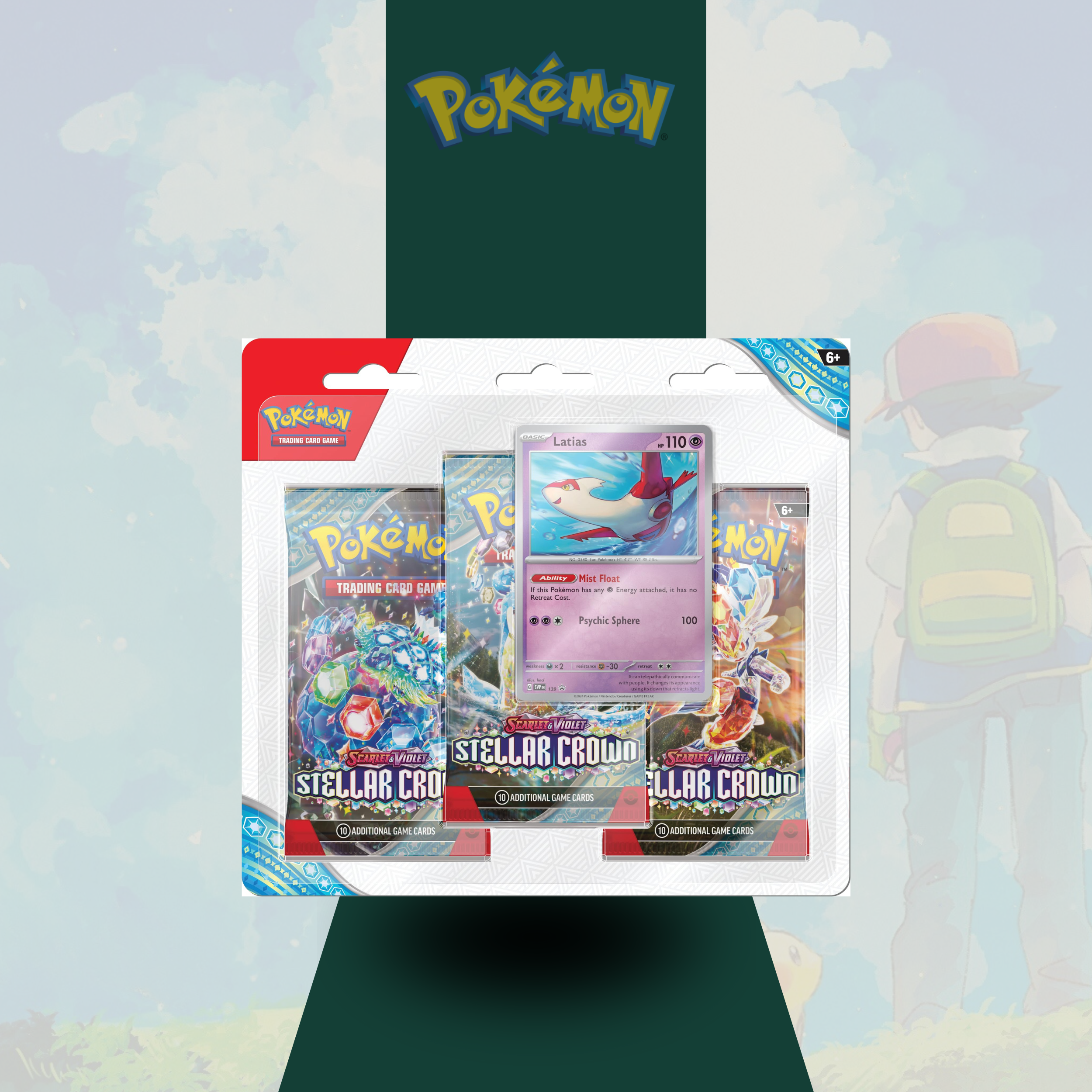 Stellar Crown 3 Booster Packs ( Random Promo)
