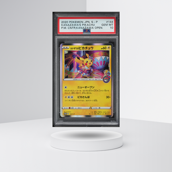【psa10】KANAZAWA'S PIKACHU 144 GEM MT 10 psa10】KANAZAWA'S PIKACHU 144 GEM MT 10 - メルカリ