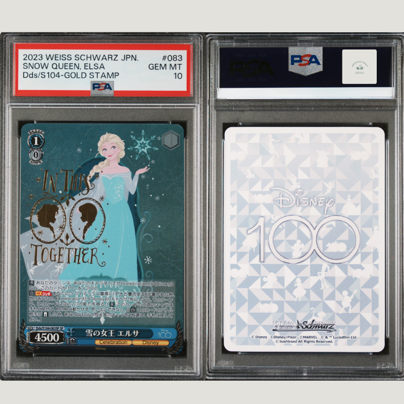 Elsa with gold stamp in this together graded card PSA 