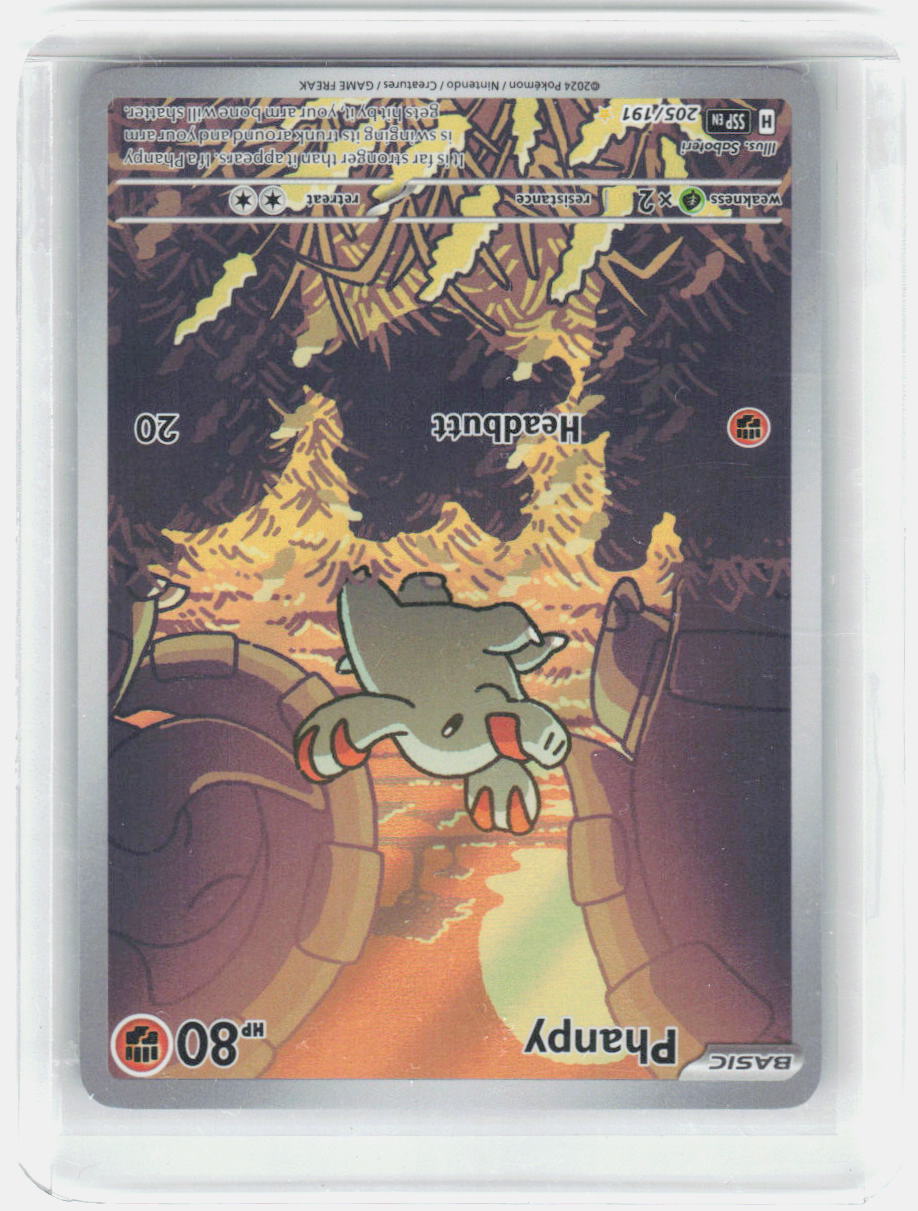 Phanpy Holo Illustration Rare SV08: Surging Sparks 205/191 NM
