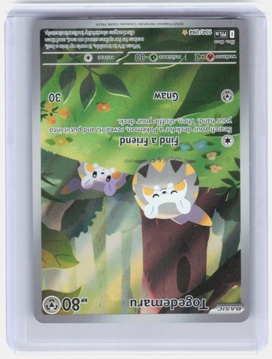 Togedemaru Holo Illustration Rare ME02: Phantasmal Flames 104/094 NM