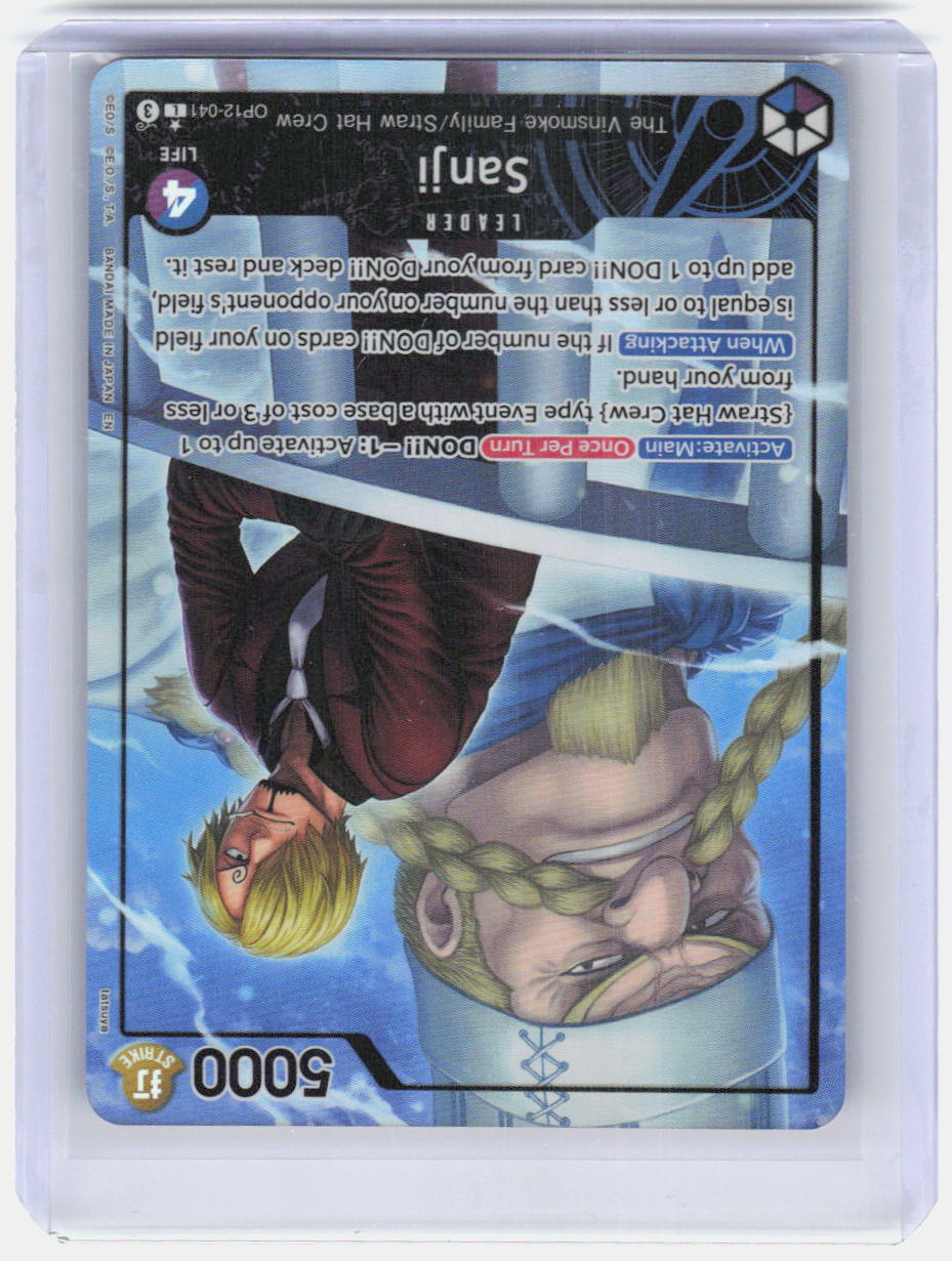 Sanji (041) (Alternate Art) Foil L Legacy of the Master OP12-041 NM