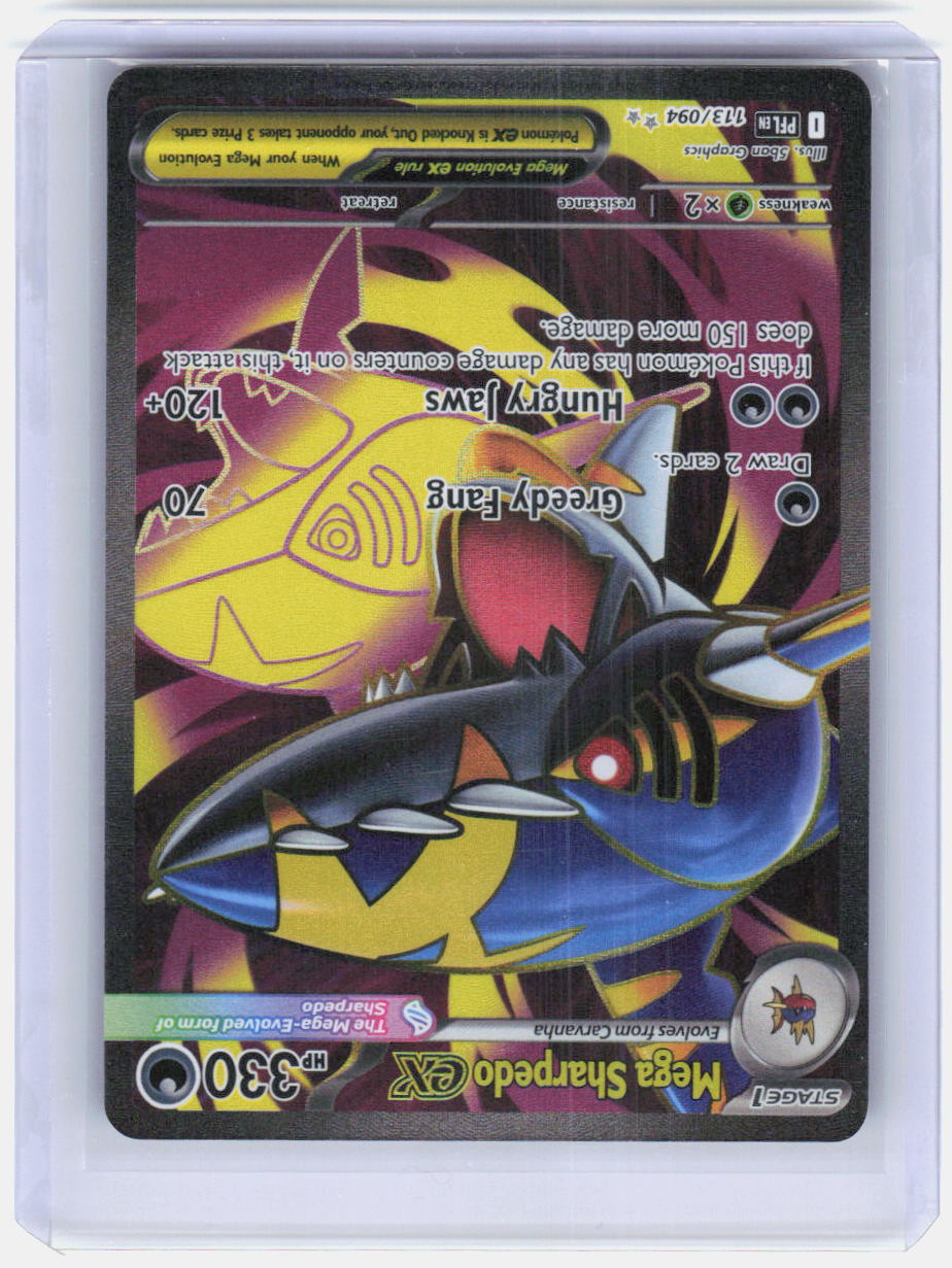 Mega Sharpedo ex - Holo Ultra Rare ME02: Phantasmal Flames 113/094 NM