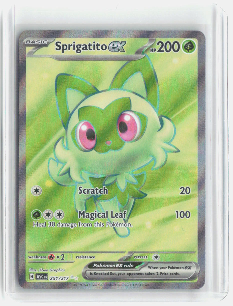 Sprigatito ex Holo Ultra Rare ME: Ascended Heroes 251/217 NM