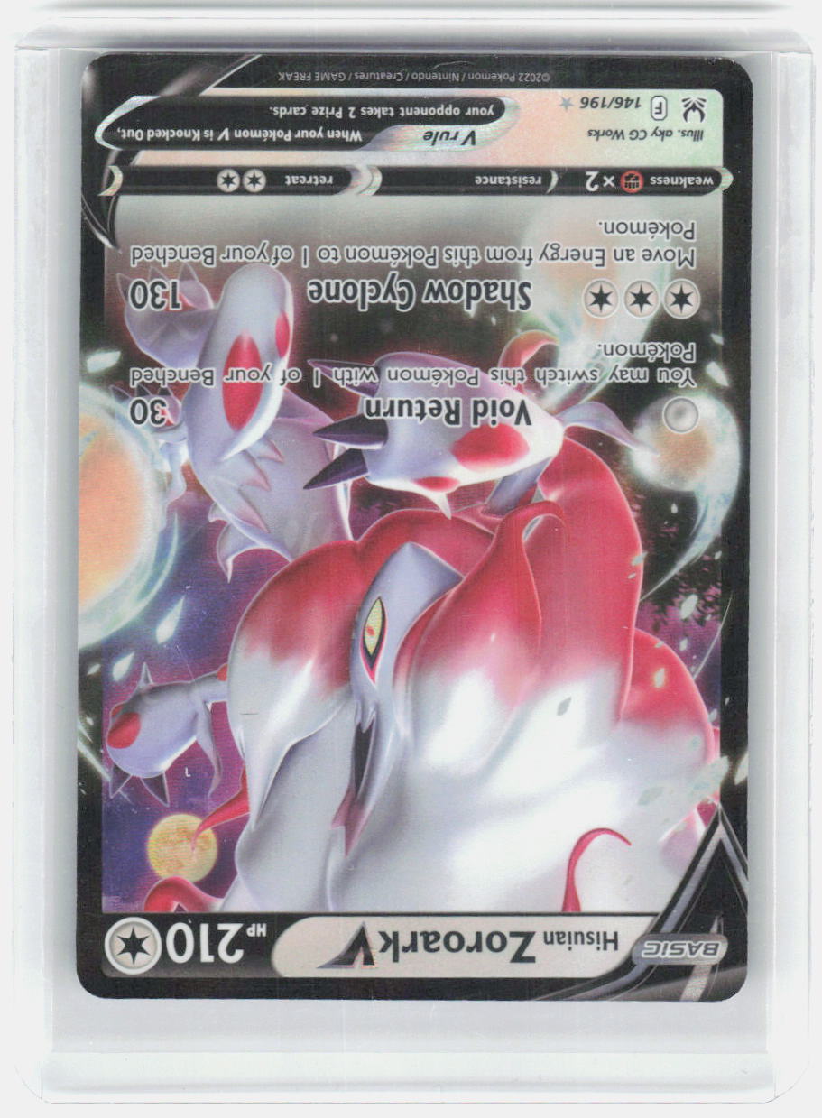 Hisuian Zoroark V Holo Ultra Rare SWSH11: Lost Origin 146/196 NM