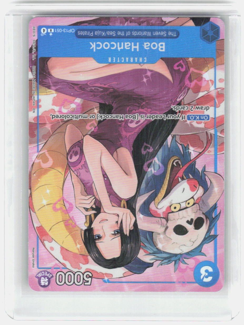 Boa Hancock (Alternate Art) Foil R Carrying On His Will OP13-051 NM