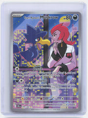 Team Rocket's Murkrow Holo Illustration Rare SV10: Destined Rivals 200/182 NM