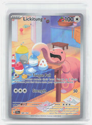 Lickitung Holo Illustration Rare SV05: Temporal Forces 180/162 NM