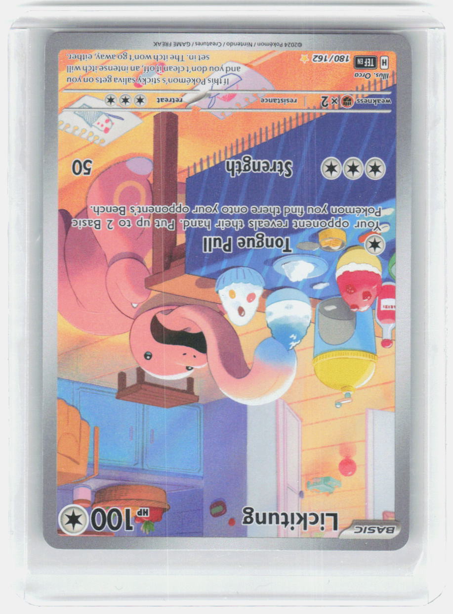 Lickitung Holo Illustration Rare SV05: Temporal Forces 180/162 NM