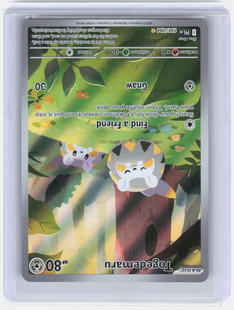Togedemaru Holo Illustration Rare ME02: Phantasmal Flames 104/094 NM
