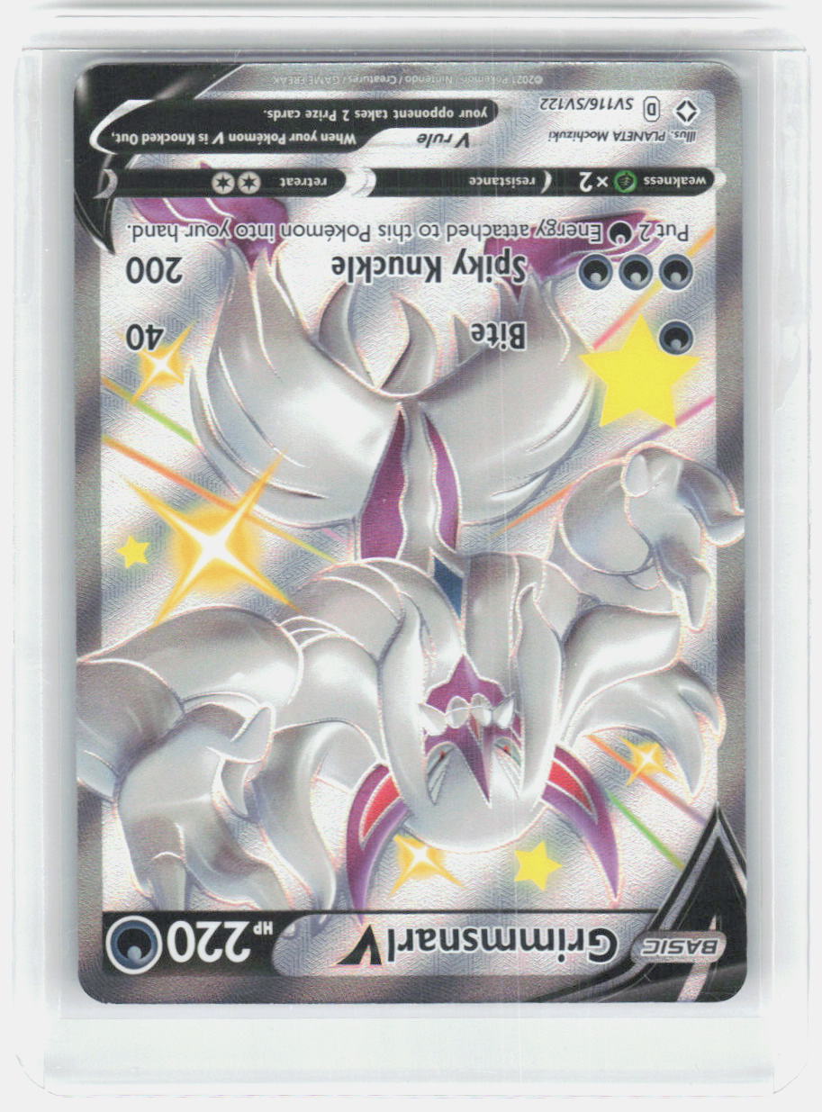 Grimmsnarl V Holo Shiny Holo Rare Shining Fates: Shiny Vault SV116/SV122 NM
