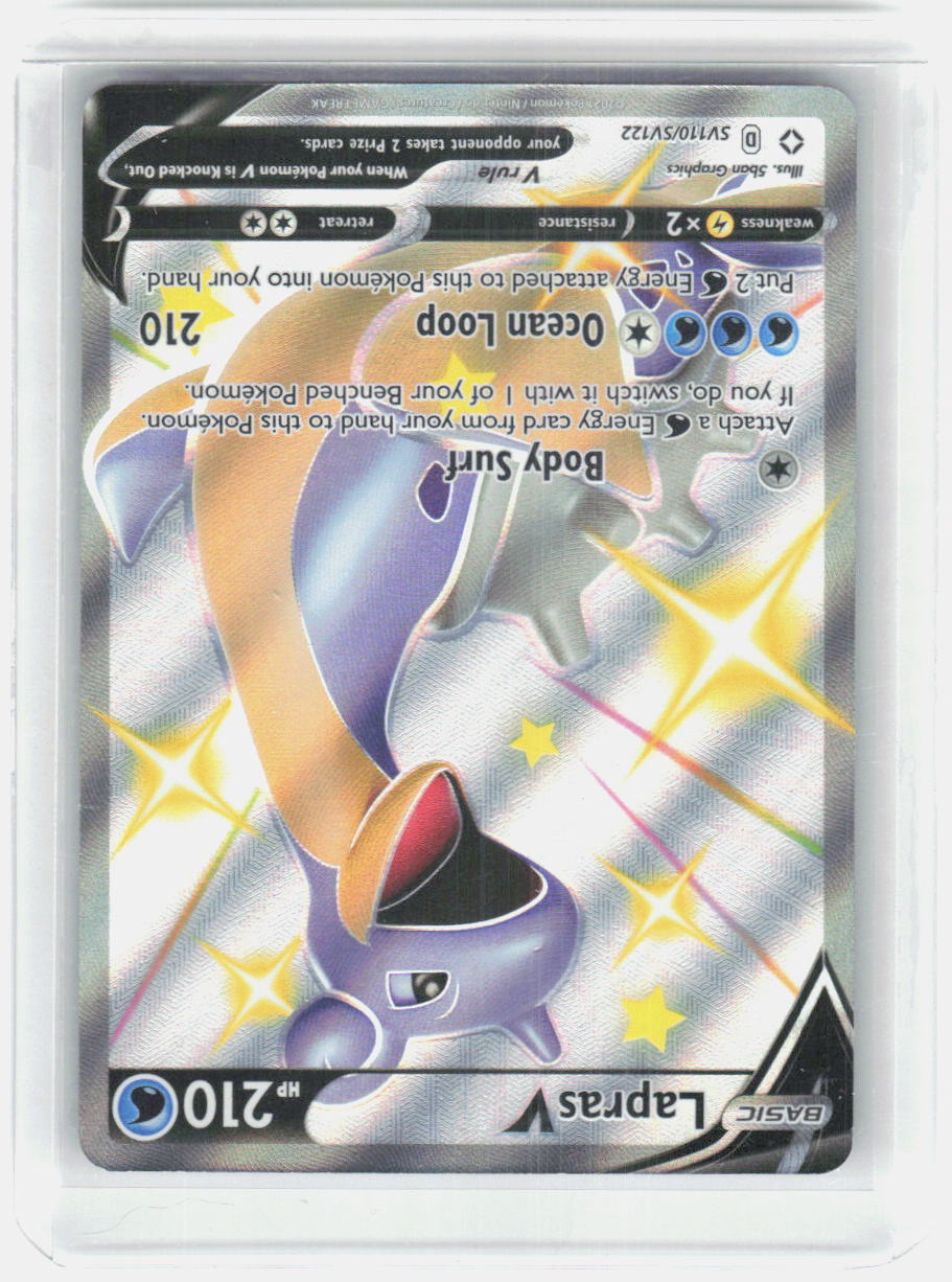 Lapras V Holo Shiny Holo Rare Shining Fates: Shiny Vault SV110/SV122 NM