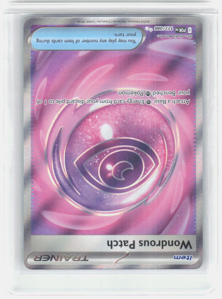 Wondrous Patch Holo Ultra Rare ME03: Perfect Order 117/088 NM