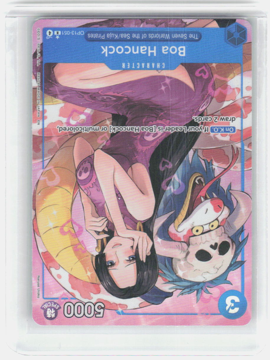 Boa Hancock (Alternate Art) Foil R Carrying On His Will OP13-051 NM