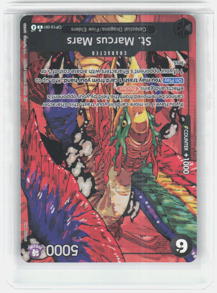 St. Marcus Mars (Alternate Art) Foil R Carrying On His Will OP13-091 NM